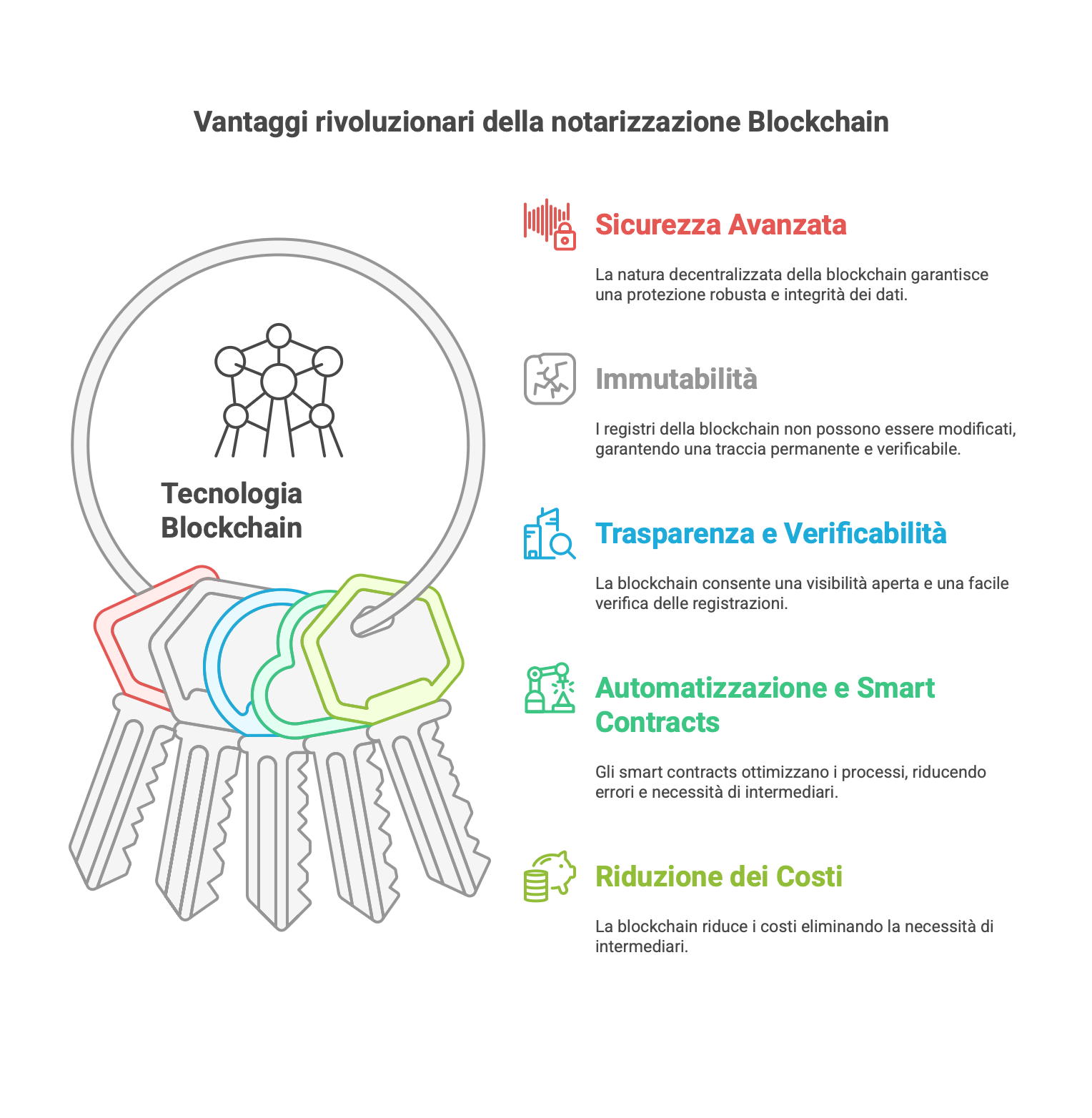 Vantaggi della notarizzazione blockchain